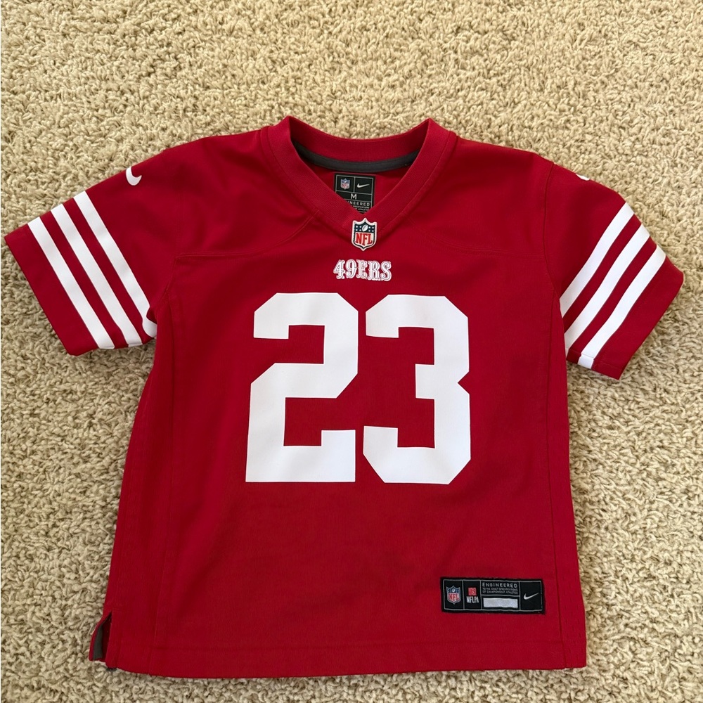 NFL Kids Christian Mcaffery 49ers Jersey